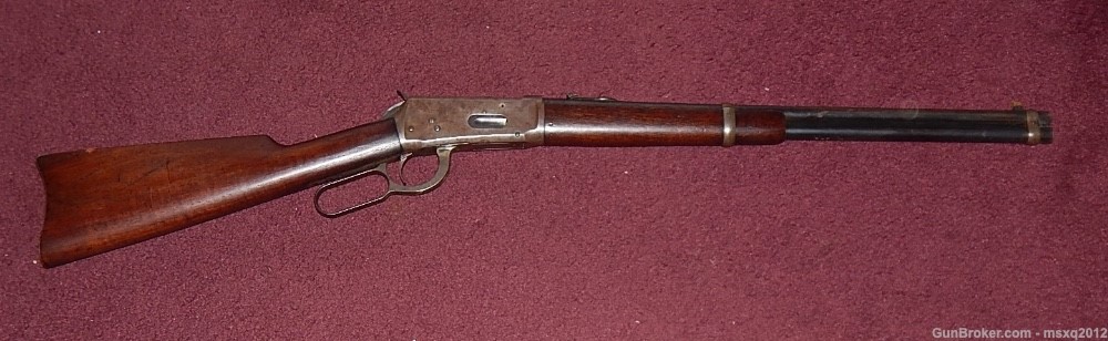 Winchester Model 1894 SRC Saddle Ring Carbine rifle Mfg. 1899 Cowboy action-img-1