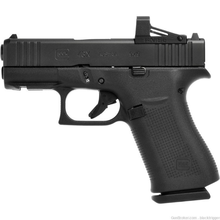 Glock UX4350201FRMOSC 43X MOS TALO Exclusive 9mm 3.4" 10+1 RMS-c Optic  BLK-img-1