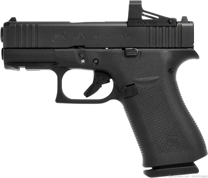 Glock UX4350201FRMOSC 43X MOS TALO Exclusive 9mm 3.4" 10+1 RMS-c Optic  BLK-img-4