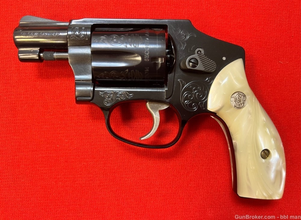S&W 38 Special Model 642 - 2 Classic Women of the NRA ENGRAVED Revolver-img-1