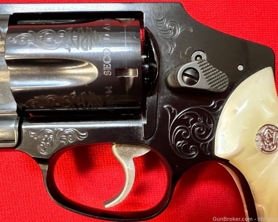 S&W 38 Special Model 642 - 2 Classic Women of the NRA ENGRAVED Revolver-img-3