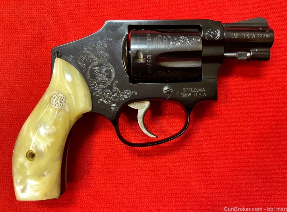 S&W 38 Special Model 642 - 2 Classic Women of the NRA ENGRAVED Revolver-img-5