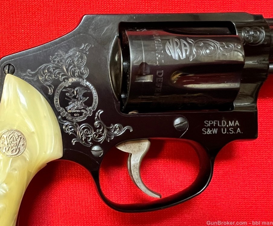 S&W 38 Special Model 642 - 2 Classic Women of the NRA ENGRAVED Revolver-img-7