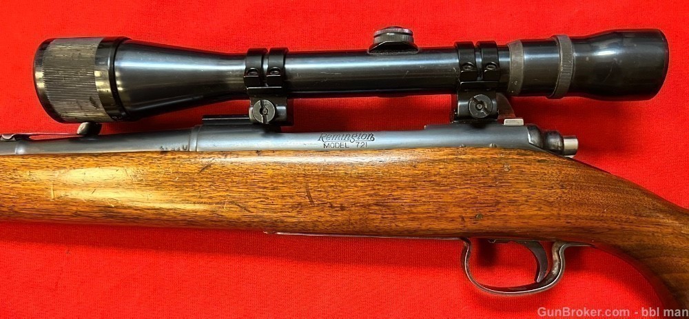 Early Remington 30-06 Model 721 Rifle with Scope Made in 1947-img-6