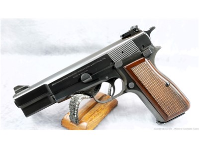 1974 BROWNING HI-POWER EXCELLENT CONDITION 4.7" BARREL 9MM