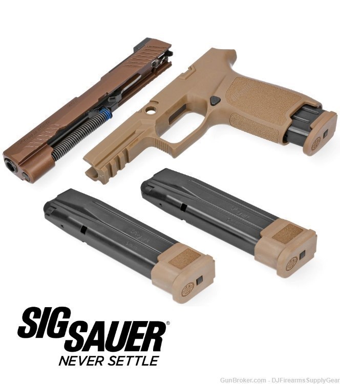 Factory SIG Sauer P320 to M17 X-CHANGE / Conversion KIT w/ COYOTE FINISH-img-0
