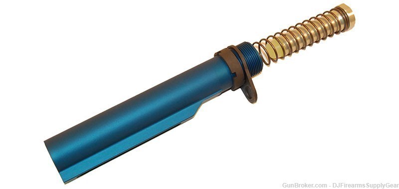 AR-10 /LR-308 BLUE 6 Position BUFFER TUBE /Receiver Extension Assembly -img-0