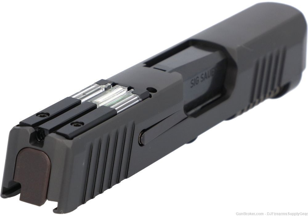Factory Sig Sauer P365 SAS 9mm Black Parts Kit W/ Tritium Fiber Optic Sight-img-1