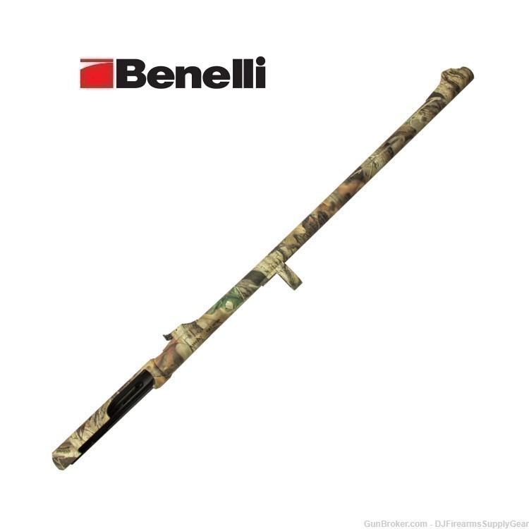 Factory Benelli SBE II 24" Rifled Slug Barrel In Advantage Timber HD Camo-img-0
