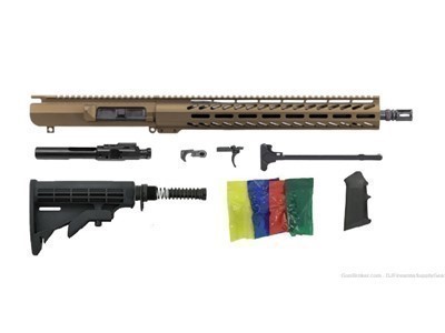 LR-308 DPMS Pattern 308 Billet Burnt Bronze Complete 16" Rifle Kit SALE!!