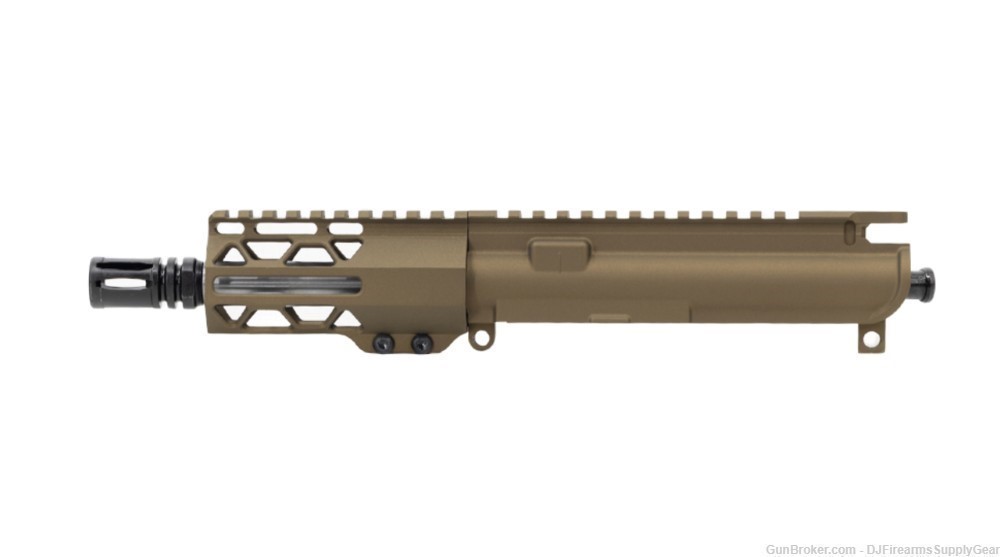 AR-15 / AR-9 9mm BURNT BRONZE Upper Receiver w/ 5.5" 416r Stainless Barrel-img-1
