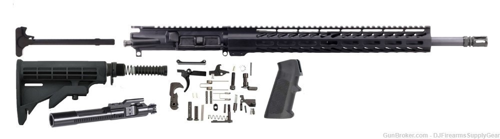 AR-15 350 LEGEND 18" Complete Upper Receiver w/ Complete Lower Parts Kit-img-0