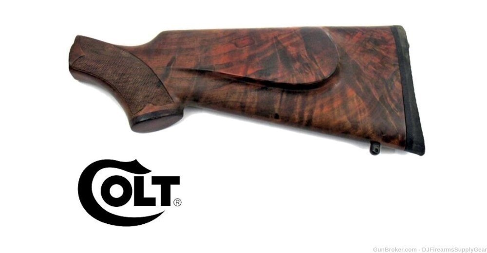 Factory COLT SHARPS Single Shot Sporting Rifle All ORIGINAL WOOD STOCK-img-0