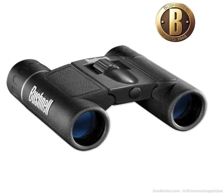BUSHNELL POWERVIEW® 8x21mm FOLDABLE COMPACT BINOCULARS W/ BK-7 Prism Glass-img-0