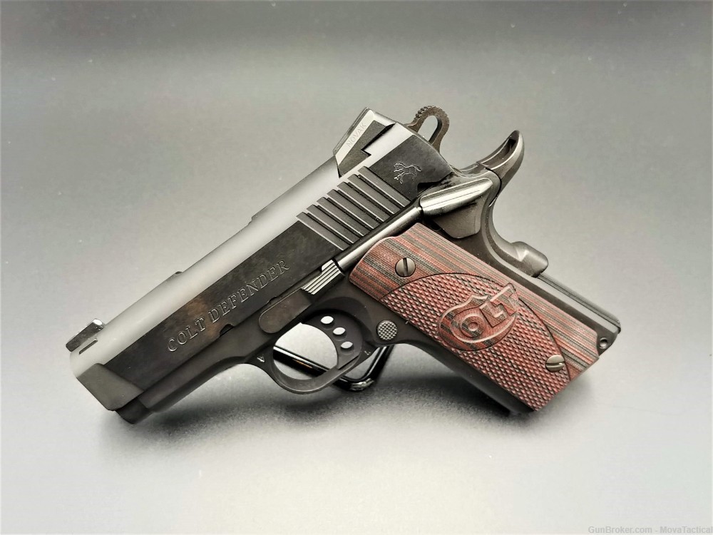 Colt 1911 Defender 3" 9MM Colt-1911 Night SIght Colt Defender Colt-1911 -img-2