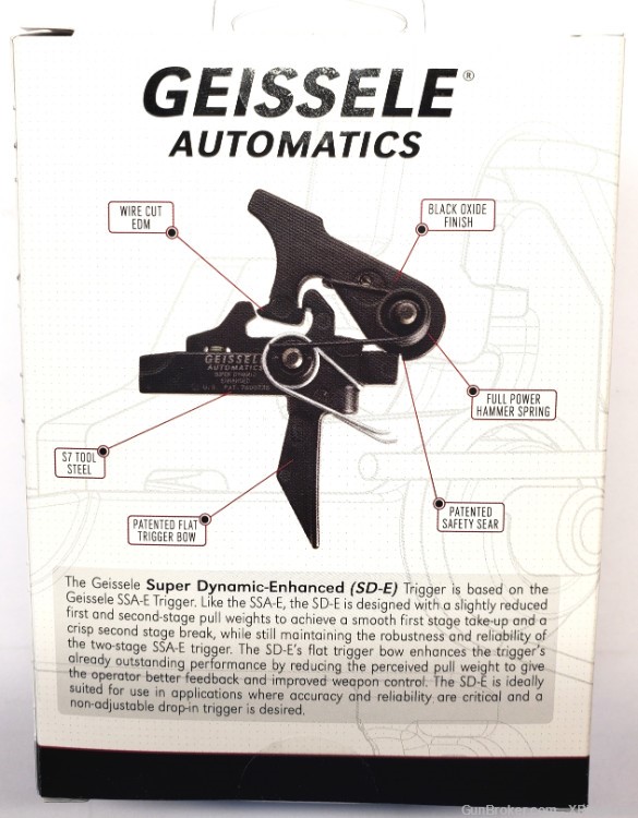 Geissele Super Dynamic Enhanced (SD-E) trigger AR-15/AR-10 -img-2