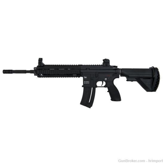 Walther H&K 416 D145RS Rifle, 22 Long Rifle, 16.1 in, Black Collapsible StK-img-0