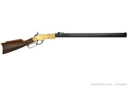 Henry New Original Lever Action Rifle .45 Long Colt 24.5" Octagonal Blued -img-0