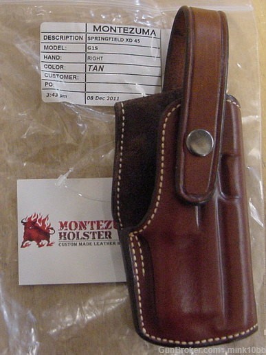 Montezuma Field Holster Springfield XD 45  Tan-img-0