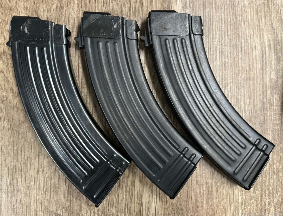 Lot of 3 Pre Ban Chinese Norinco AK47 30-Round 7.62x39mm Magazines MA OK-img-1