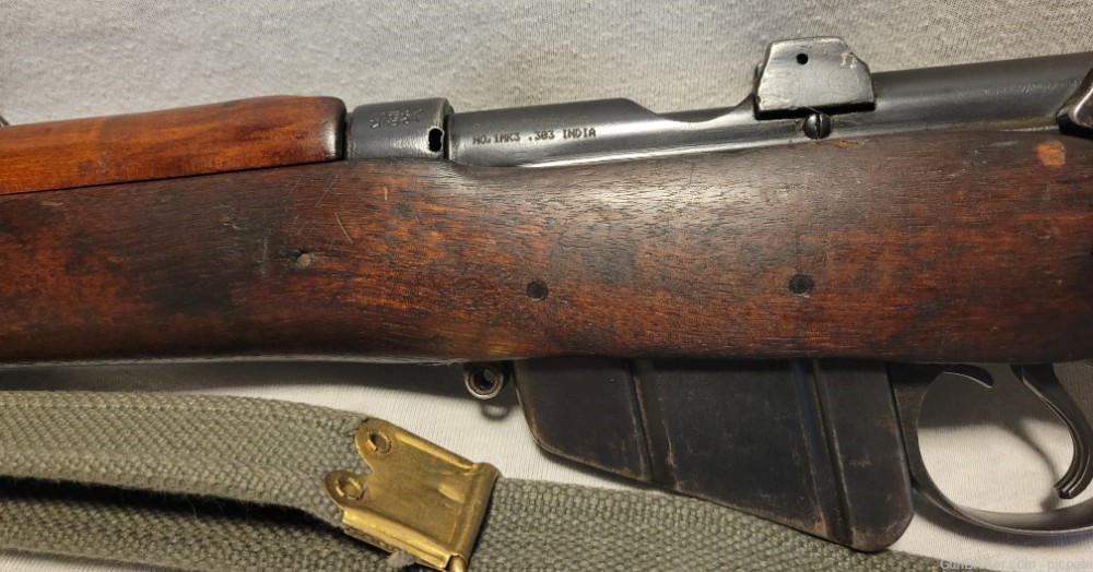British Lee Enfield No 1 MKIII GRI Ishapore 1941 SHTLE III * .303 rifle-img-3