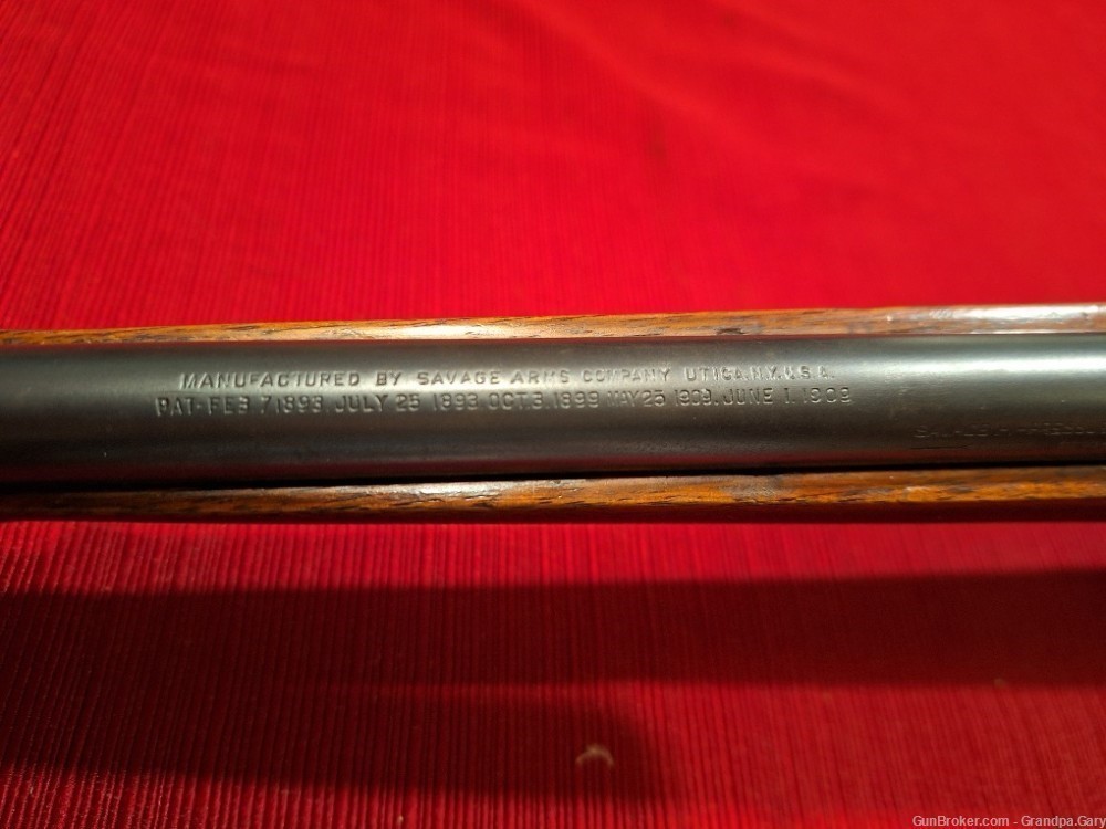 Savage 1899  Takedown chambered in 22 Savage HP very rare caliber (1912) -img-15