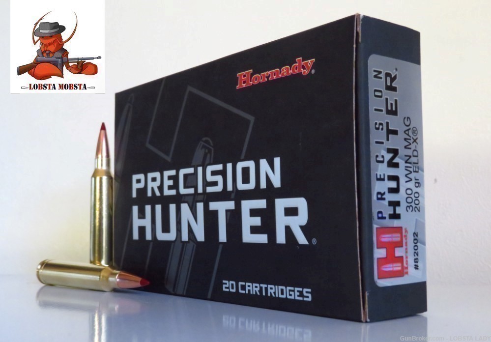 300 WIN MAG Hornady Precision Hunter ELD-X 200 GRAIN AMMO ELD X #82002-img-0