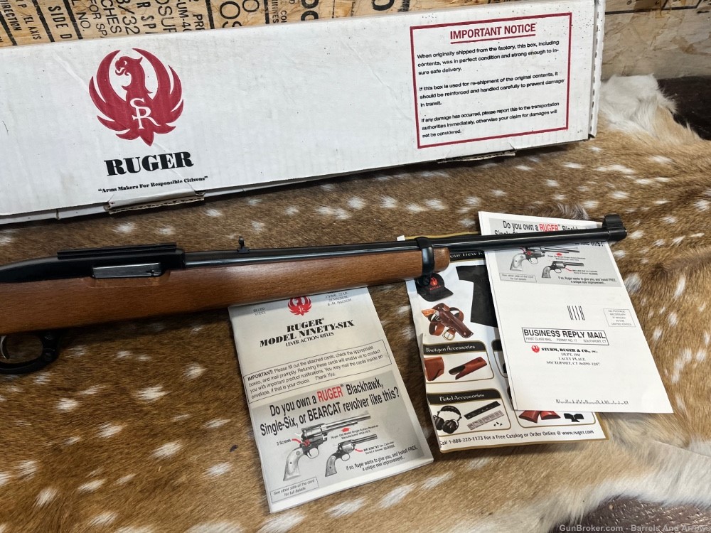 Ruger Model 96/17 17 HMR Lever Action Excellent condition In Box RARE -img-6