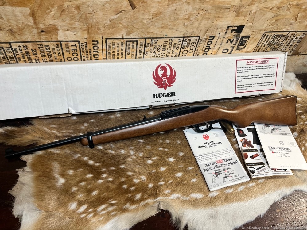 Ruger Model 96/17 17 HMR Lever Action Excellent condition In Box RARE -img-8