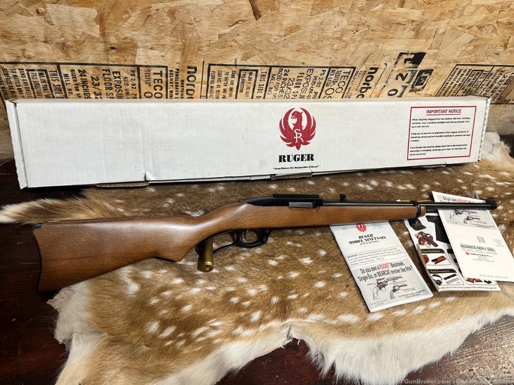 Ruger Model 96/17 17 HMR Lever Action Excellent condition In Box RARE -img-1