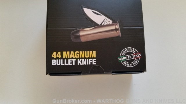 44 Magnum Bullet Folding Knives. ITALIAN. *SET OF 2*-img-3
