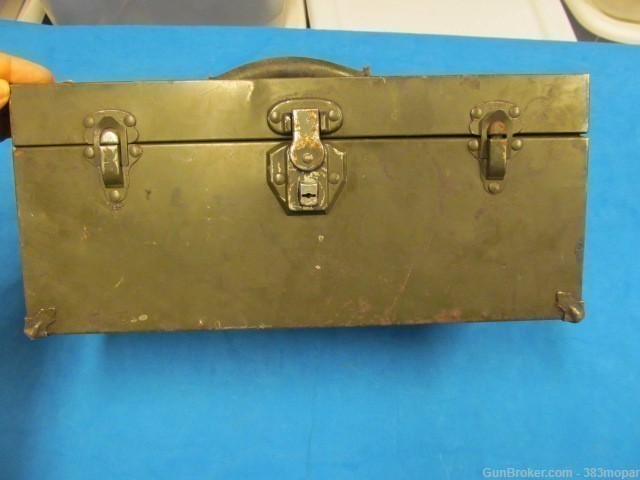 Copy Chest Steel M5 D28243 Tool Spare parts box 1919 Browning 60mm Mortar-img-1