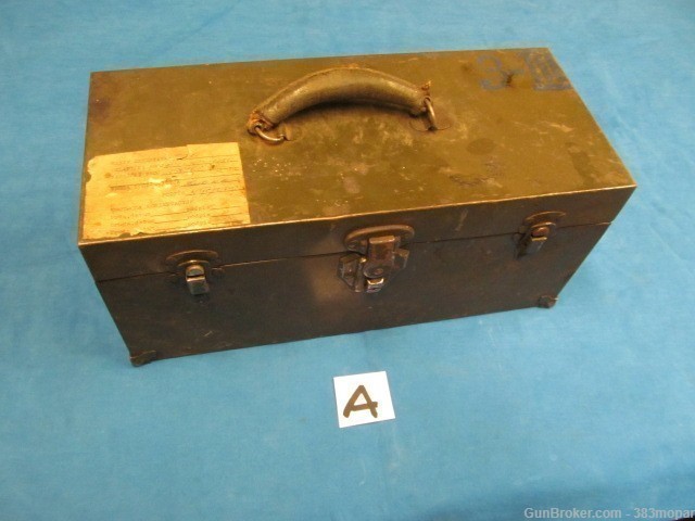  Copy Chest Steel M5 D28243 Tool Spare parts box 1919 Browning 60mm Mortar-img-0