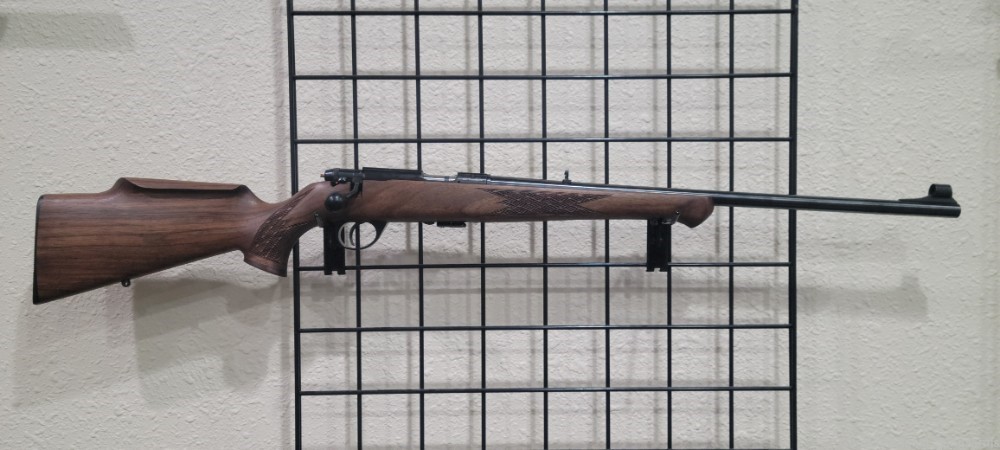 Anschutz 1710 D KL .22 LR Rifle 23" Monte Carlo Single Stage Trigger-img-0