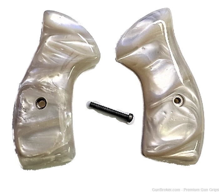 Charter Arms Grips universal fit White Fire Pearl Classic-img-5