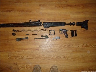 German mg42 mg34 mg15 parts kit with extra long shroud excellent 