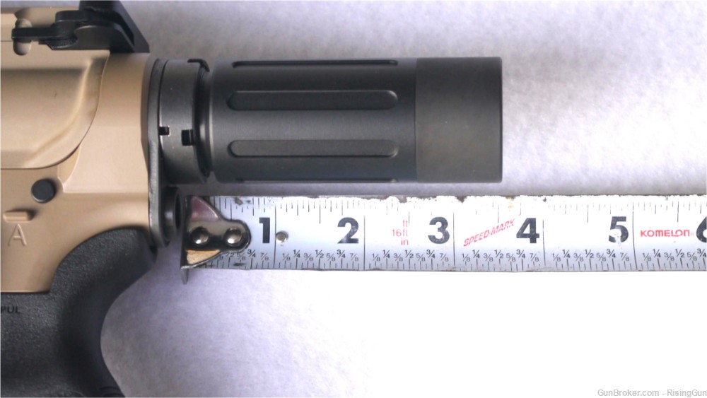 Rising Gun pistol - 10.5" SS - Billet Lower - FDE Cerakote - Sig RD - Rail-img-13
