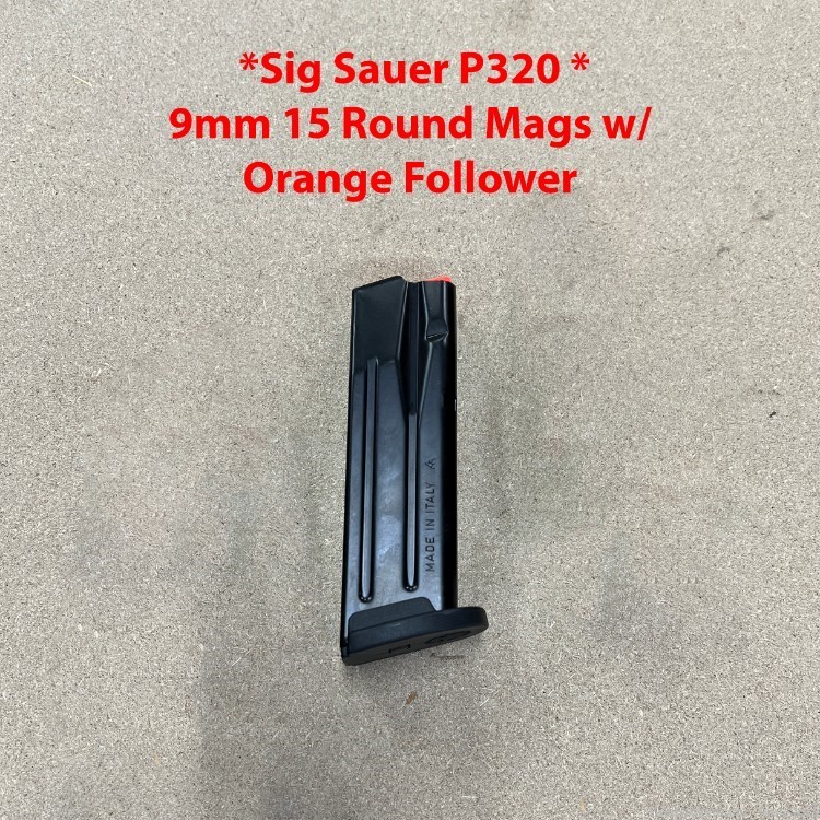 * SINGLE * 15 Round Sig Sauer OEM P320 Magazine *-img-0