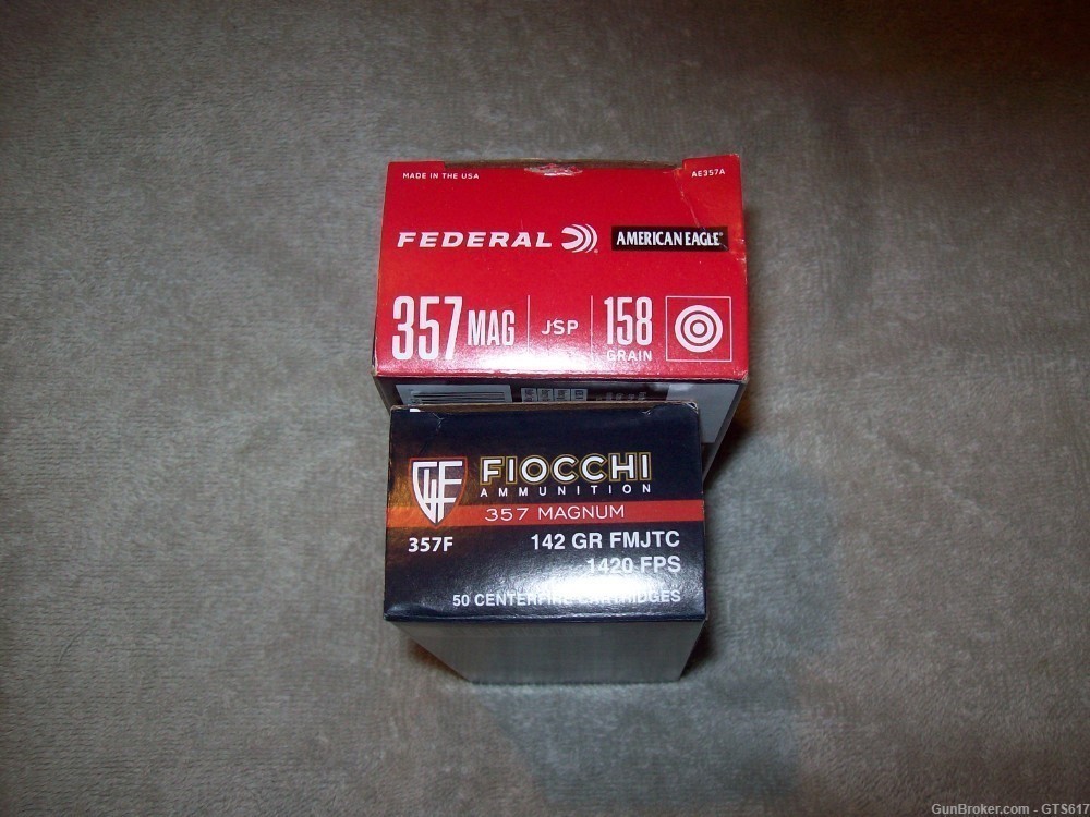  Federal/Fiocchi/Remington 357 Magnum 250 RDS Ammunition-img-3