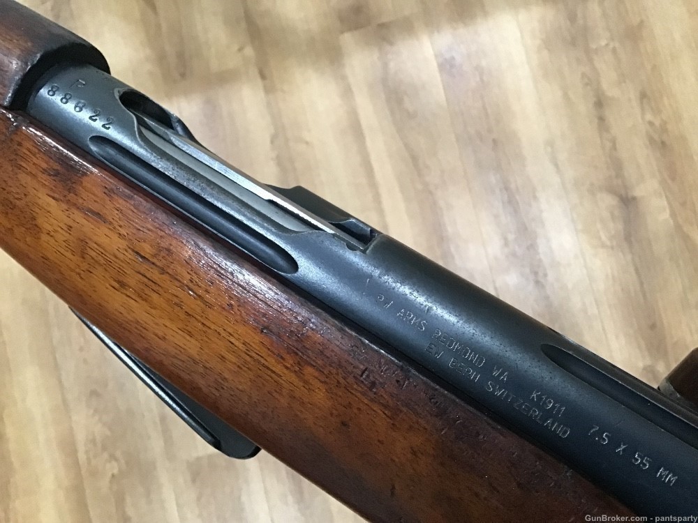 K31 Schmidt Rubin rifle in 7.5 Swiss matching magazine-img-6
