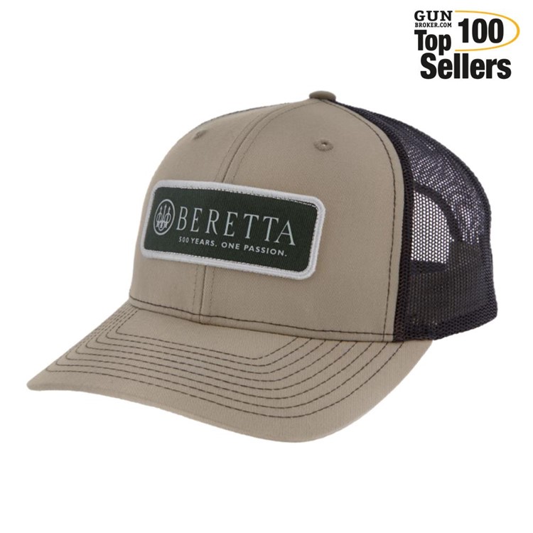 BERETTA Heritage 112 Khaki/Coffee Trucker Hat (BC025T1675012UUNI)-img-0
