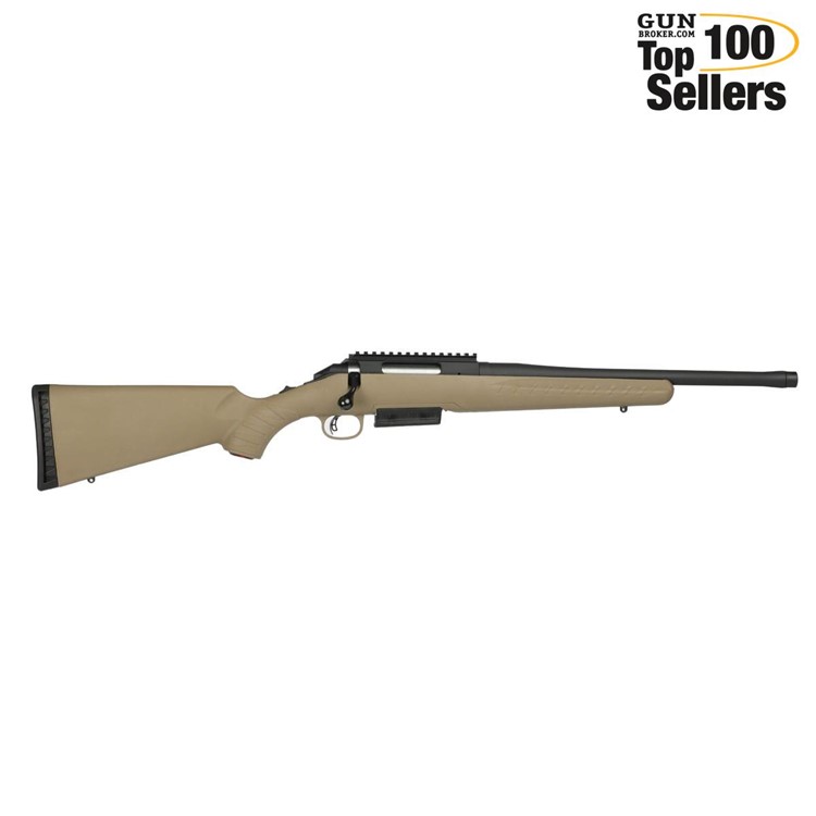 RUGER American Ranch .450 Bushmaster 16.13" 3rd FDE Bolt-Action Rifle 16938-img-0