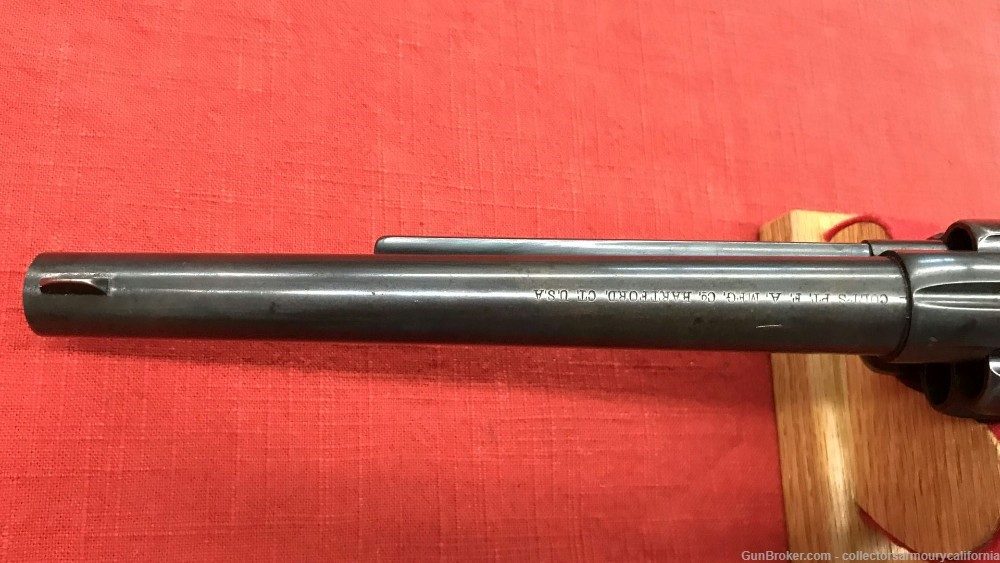 Very Rare Backwards Barrel Address Variation” Colt Single Action Army-img-13