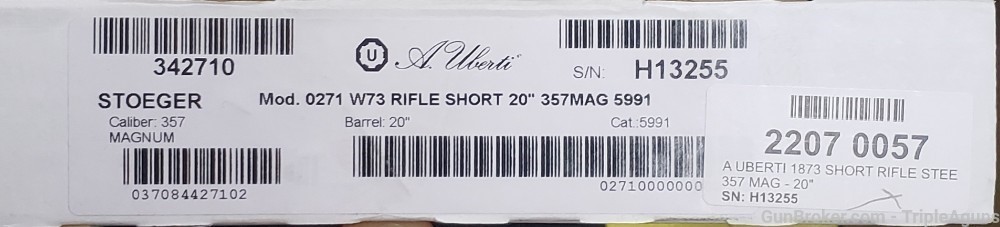 Uberti 1873 Short rifle 357 magnum 20in barrel 342710-img-31