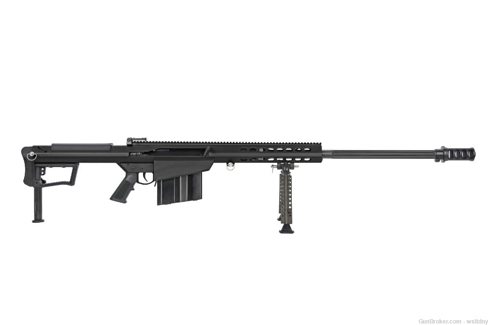 Barrett M107A1 Black, 1 Magazine NO CC FEE-img-0
