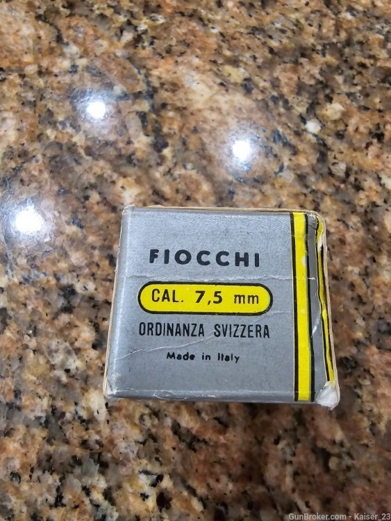 Fiocchi 25rd Box of 7.5mm Swiss Ordnance-img-2