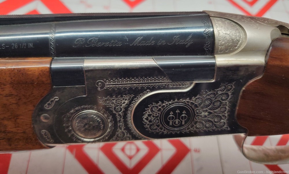 Beretta 686 Silver Pigeon 1 O/U 12ga 3in 26.5in Italy Penny .01 vent rib-img-20