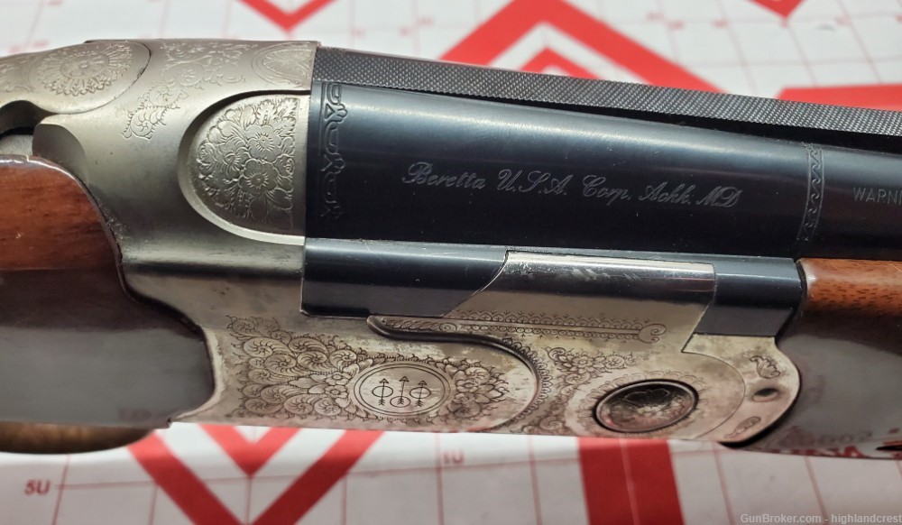 Beretta 686 Silver Pigeon 1 O/U 12ga 3in 26.5in Italy Penny .01 vent rib-img-11