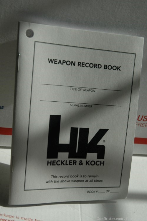 H&K Heckler & Koch Weapon Record Book MR762 MR556 416 417 HK21 91 G3 93-img-0