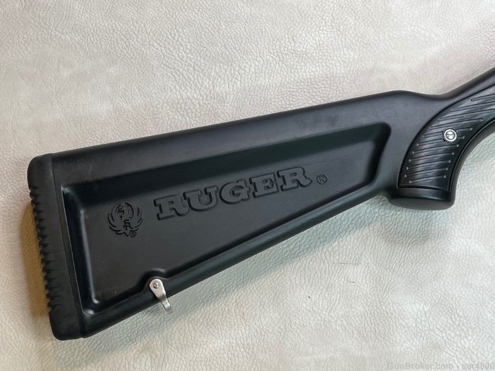 Ruger M77 MKII Stainless 7mm Rem Mag Zytel Paddle Stock w/Rings Made 1997-img-5